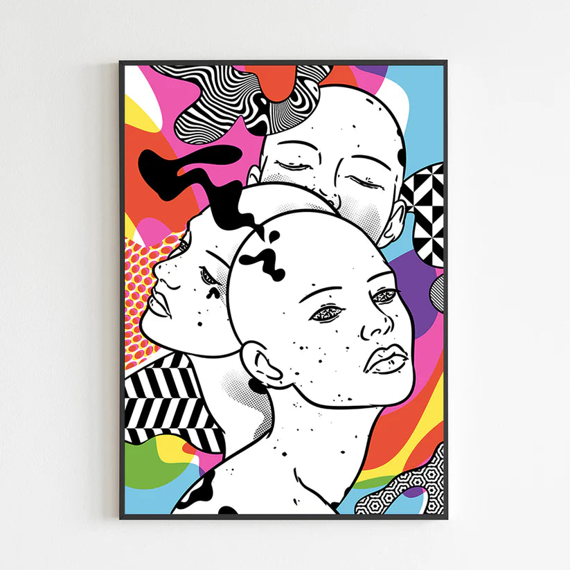 Artprint Evgenia Chuvardina - Was will die Welt von mir