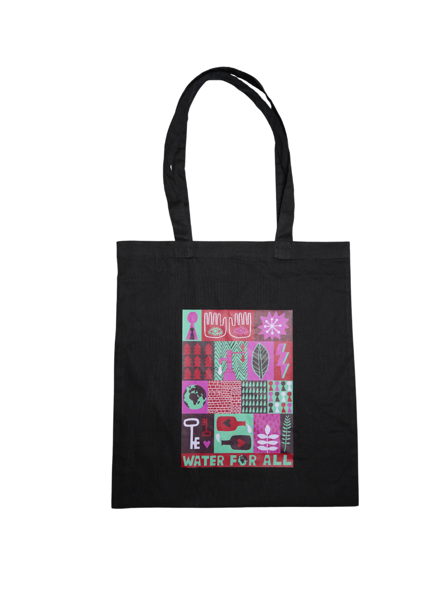 Jute Beutel by David Shillinglaw Schwarz