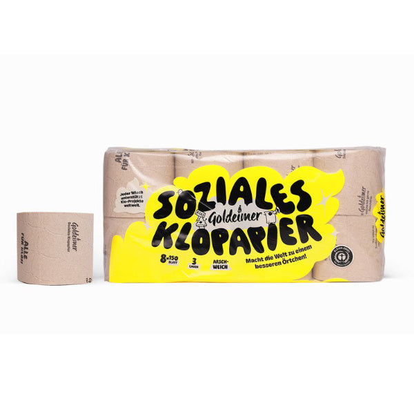 Goldeimer - soziales Klopapier