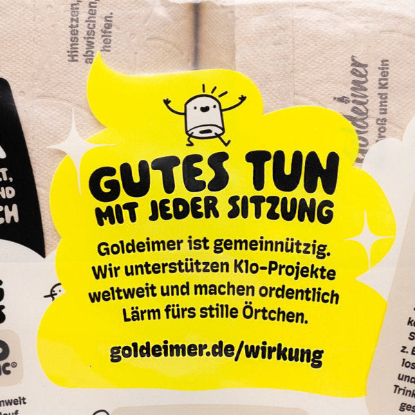 Goldeimer - soziales Klopapier