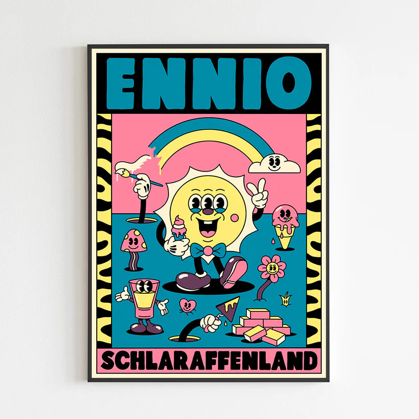 Artprint Ennio - Schlaraffenland - Yeye Weller