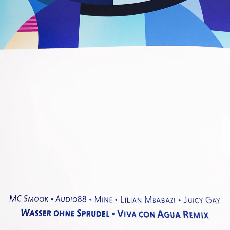 Artprint - MC Smook, Audio88, Mine, Lilian Mbabazi & Juicy Gay - Wasser ohne Sprudel - Andreas Preis