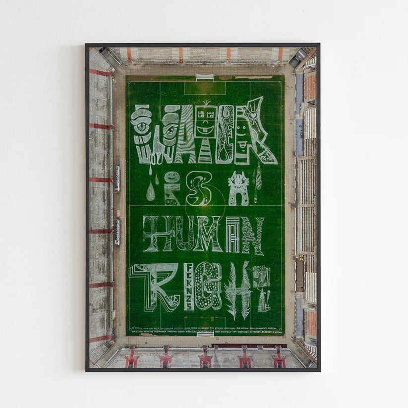 Artprint - Rasenkunst - Water Is A Human Right