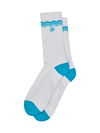 Socken Waves Weiß-Blau