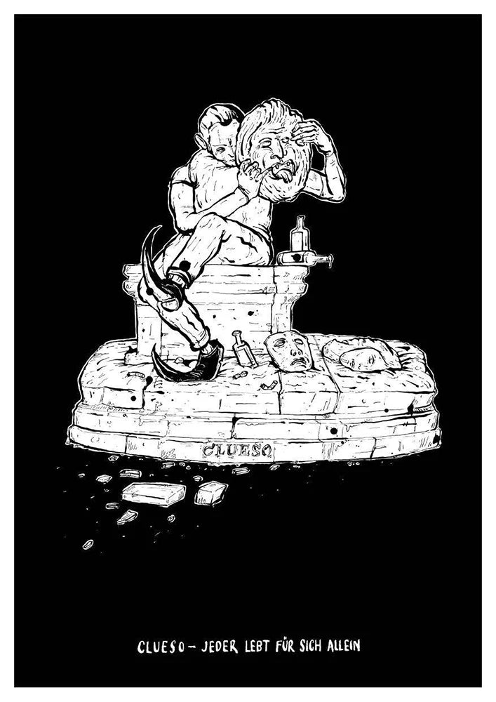 Artprint - Clueso - Jeder lebt für sich allein - Fabian Wolf