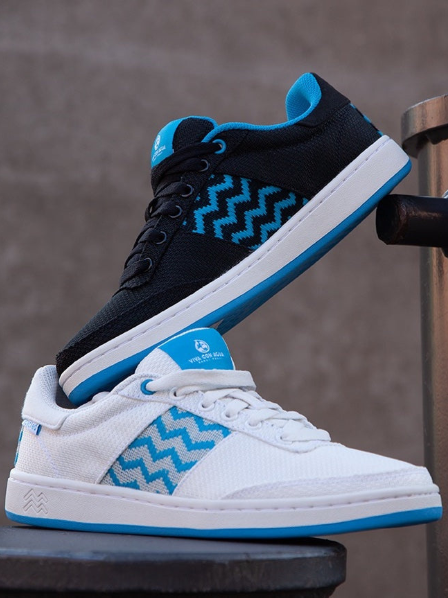 all Viva con Agua Sneaker in Blau Weiß