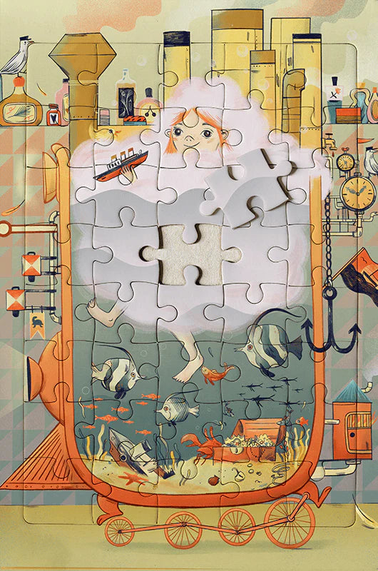 Puzzle Art Creates Water ; 48 Teile für Kids