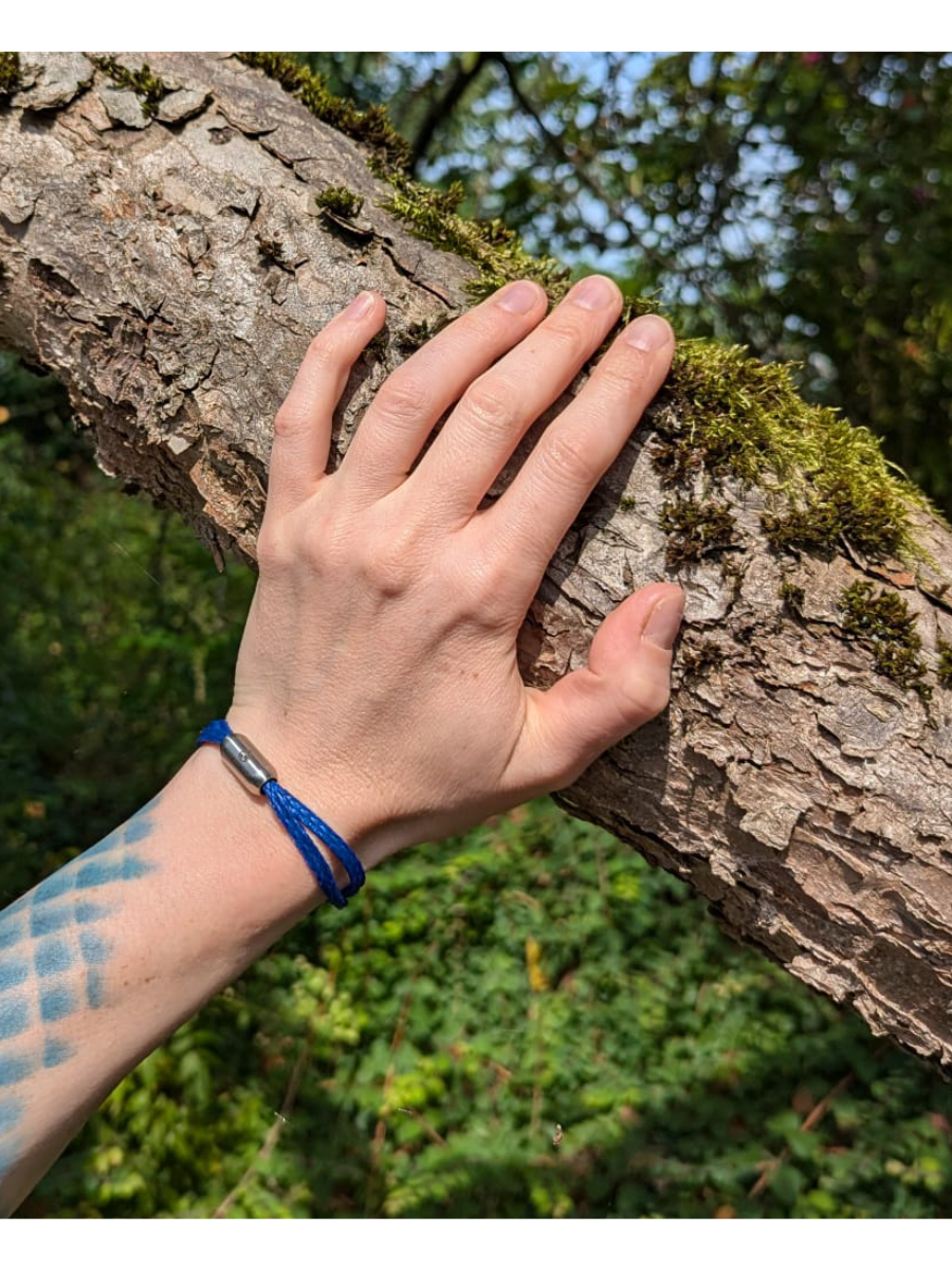 Armband Fischernetz Dunkelblau