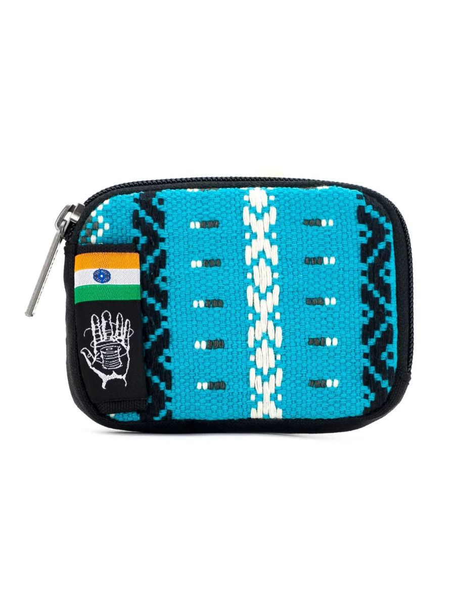 Ethnotek Coyopa Pouch Geldbörse blau