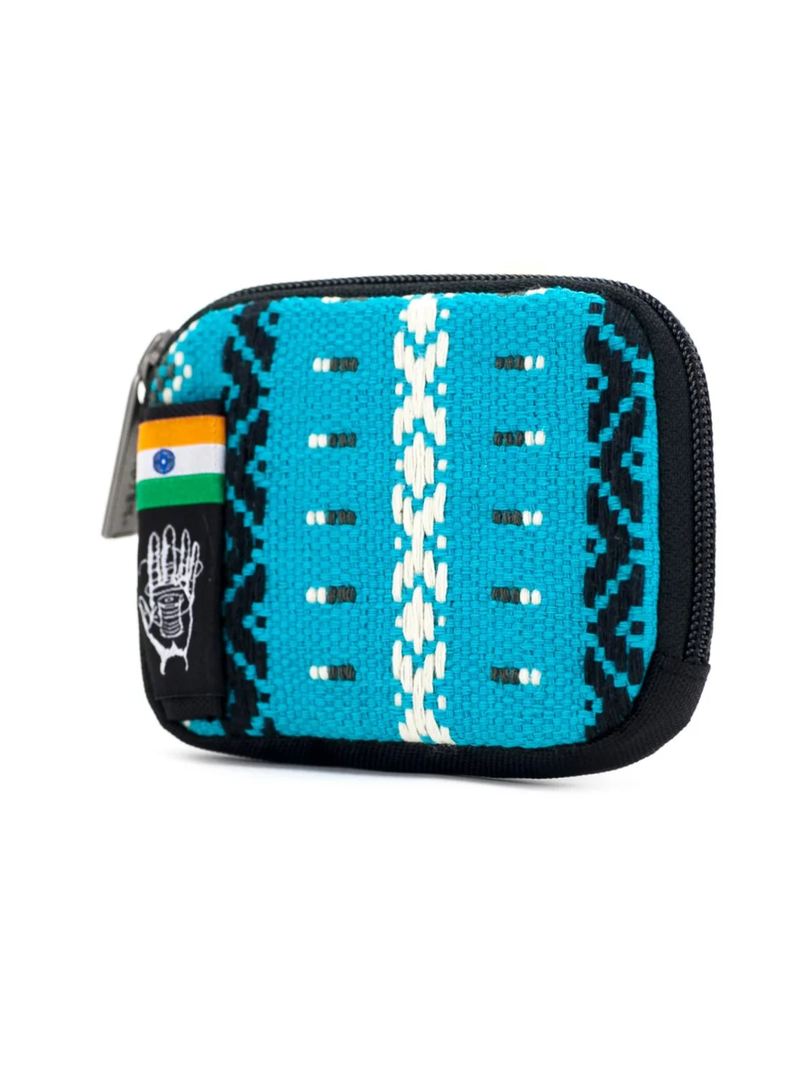 Ethnotek Coyopa Pouch Geldbörse blau
